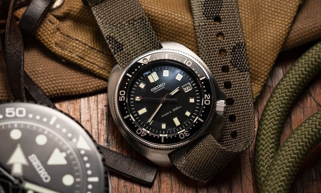 Seiko "Willard" with a Forest Camo Zulu Strap