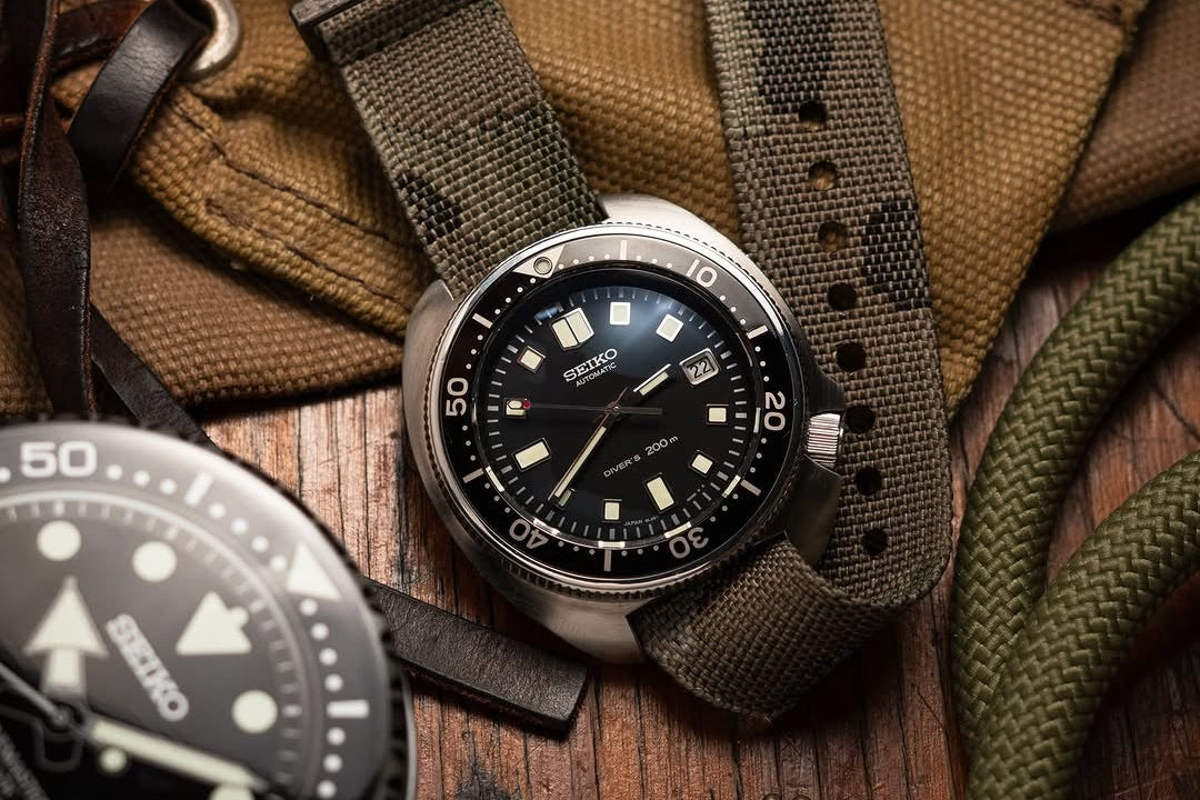 Seiko "Willard" with a Forest Camo Zulu Strap