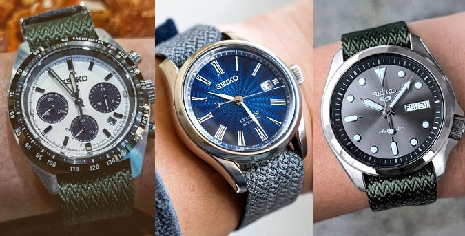 How to pair your Seiko watch with a stunning fabric strap